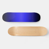 Skateboard Patinage à dégradé bleu à noir (Horz)