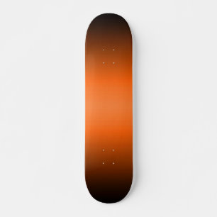 Skateboard Patinage à dégradé orange à noir