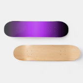 Skateboard Patinage à dégradé violet à noir (Horz)
