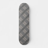 Skateboard Patinage à deux tons Plaid Grey HAMbWG (Devant)