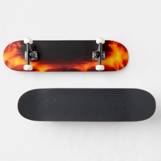 Skateboard Patinage à flammes (Horz)