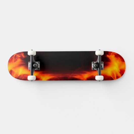 Skateboard Patinage à flammes (Horz)