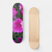 Skateboard Patinage à fleurs roses (Recto)