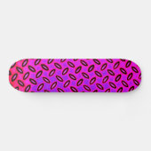 Skateboard Patinage à motif rose psychédélique (Horz)