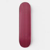 Skateboard Patinage à rayures rose et framboise (Recto)