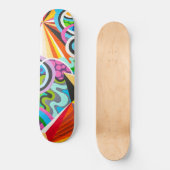 Skateboard Patinage Abstrait (Recto)