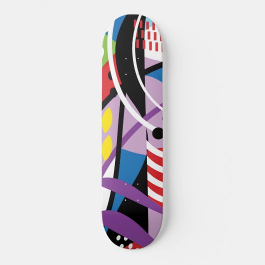 Skateboard Patinage Abstrait (Recto)