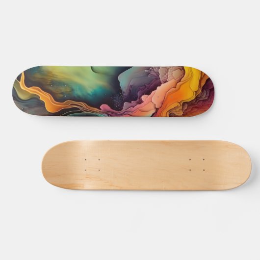 Skateboard Patinage Abstrait (Horz)