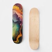 Skateboard Patinage Abstrait (Recto)