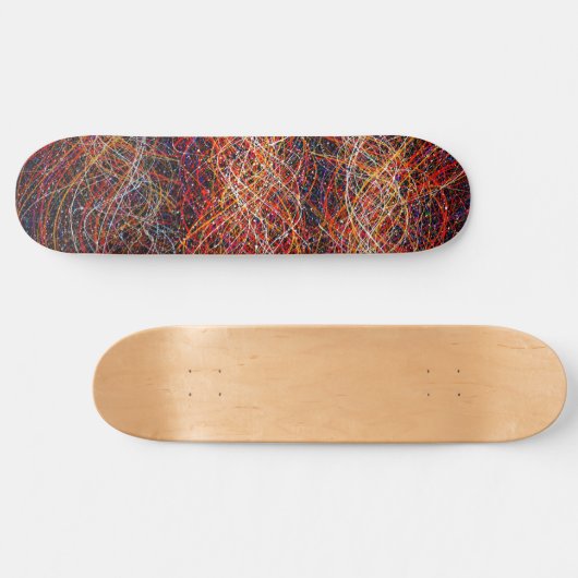 Skateboard Patinage Abstrait (Horz)