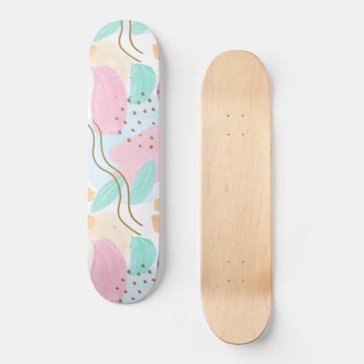 Skateboard Patinage Abstrait (Recto)
