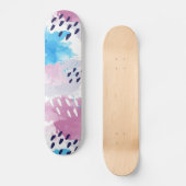 Skateboard Patinage Abstrait (Recto)