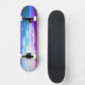 Skateboard Patinage Abstrait Motif Flèche (Recto)