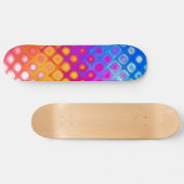 Skateboard Patinage Abstrait Multicolor (Horz)