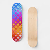 Skateboard Patinage Abstrait Multicolor (Recto)