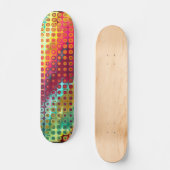 Skateboard Patinage Abstrait tropical (Recto)