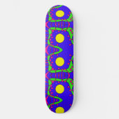 Skateboard Patinage Alien Garden (Recto)