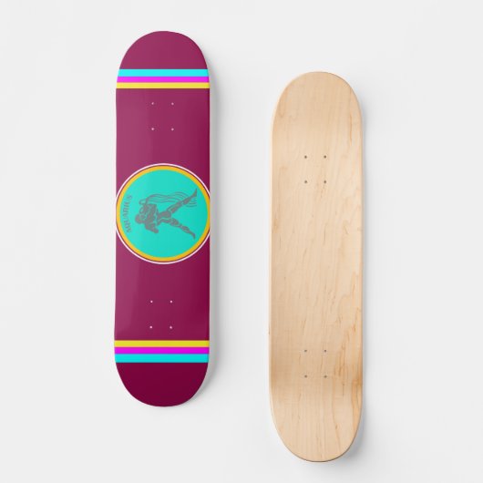 Skateboard Patinage Aquarius (Recto)