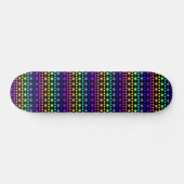Skateboard Patinage Arc-en-ciel des points (Horz)