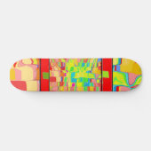 Skateboard Patinage Arrière - plan Abstrait (Horz)