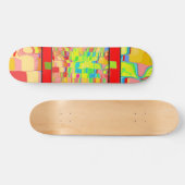 Skateboard Patinage Arrière - plan Abstrait (Horz)