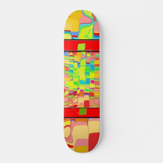 Skateboard Patinage Arrière - plan Abstrait (Devant)