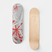 Skateboard Patinage Arrière - plan Abstrait (Recto)