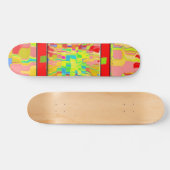 Skateboard Patinage Arrière - plan Abstrait (Horz)