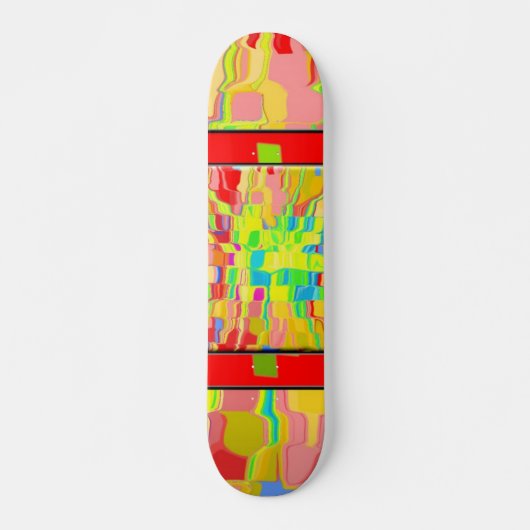 Skateboard Patinage Arrière - plan Abstrait (Devant)