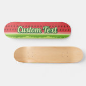 Skateboard Patinage arrière - plan en tranche de pastèque (Horz)