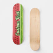 Skateboard Patinage arrière - plan en tranche de pastèque (Recto)