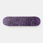 Skateboard Patinage Arrière - plan violet (Horz)