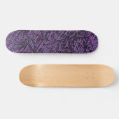 Skateboard Patinage Arrière - plan violet (Horz)