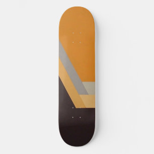 Skateboard Patinage ART DECO (tangerine)