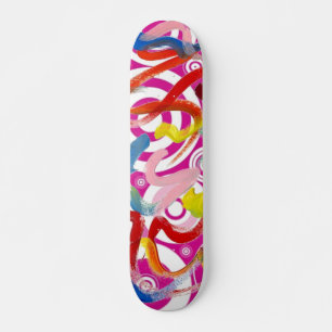 Skateboard Patinage artistique Abstrait