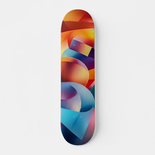 Skateboard Patinage artistique Abstrait (Devant)