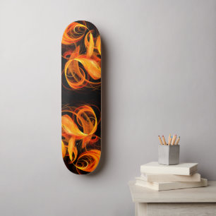 Skateboard Patinage artistique Abstrait Fireball
