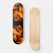 Skateboard Patinage artistique Abstrait Fireball (Recto)