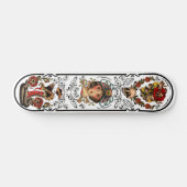 Skateboard Patinage artistique de tatouage (Horz)