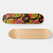 Skateboard Patinage artistique sur mur de graffitis (Horz)