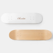 Skateboard Patinage au chocolat... (Horz)