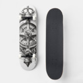 Skateboard Patinage avec boussole (Recto)