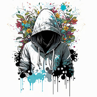 Skateboard Patinage avec Flower Power dESIGN 1