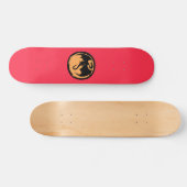 Skateboard Patinage Black Dragon Gold Coral (Horz)