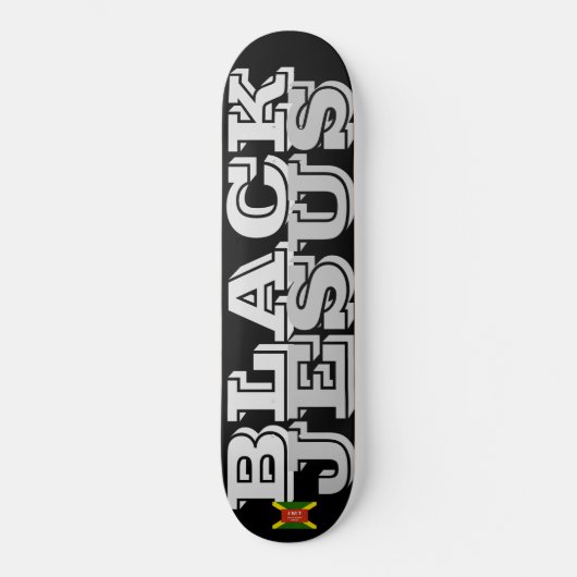 Skateboard Patinage BLACK JESUS (Recto)