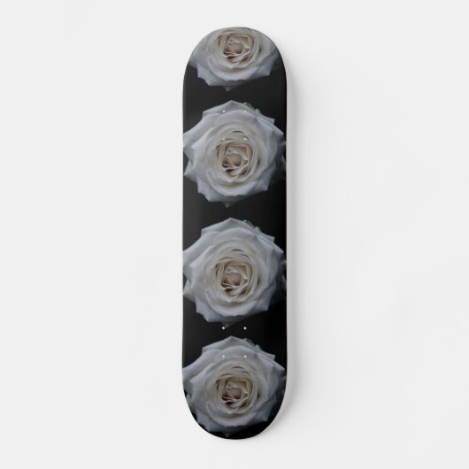 Skateboard Patinage blanc (Recto)