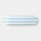Skateboard Patinage blanc et bleuHAMbWG (Horz)