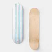 Skateboard Patinage blanc et bleuHAMbWG (Recto)