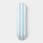 Skateboard Patinage blanc et bleuHAMbWG (Devant)