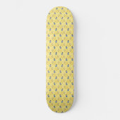 Skateboard Patinage blanc neige (Recto)